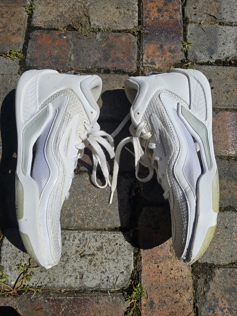 Jordan Tatum 1 Pure Money All White Triple White Basketball Shoes Men Size 9.5